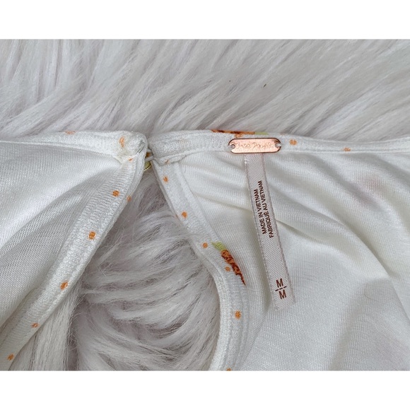 NWT Free People Celia Square Neck Floral Dress - Picture 9 of 9